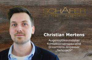 Christian Mertens kann Winkelfehlsichtigkeit messen
