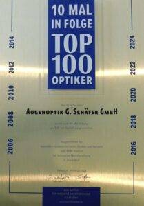 TOP 100 Optiker Deutschland